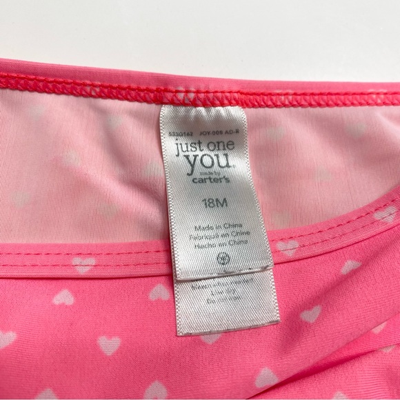 Carters Baby Bathing Suit Bottom Neon Pink with Polka Dots 18 Months - Picture 3 of 3